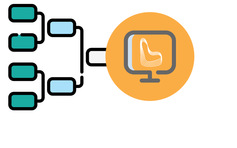 Real-time
monitoring, ipad screen